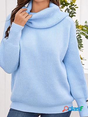 Casual Loose Turtleneck Long Sleeve Sweater