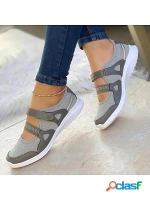 Casual Solid Color Mesh Shoes
