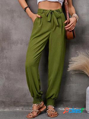 Casual Solid Women Pants