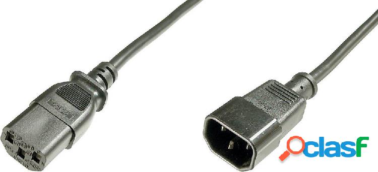 Cavo Alimentazione Digitus [1x Spina IEC C14 - 1x Presa IEC