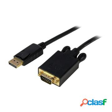 Cavo adattatore displayport vga 1920x1200 nero