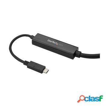 Cavo adattatore usb-c a displayport da 3m - 4k 60hz - nero