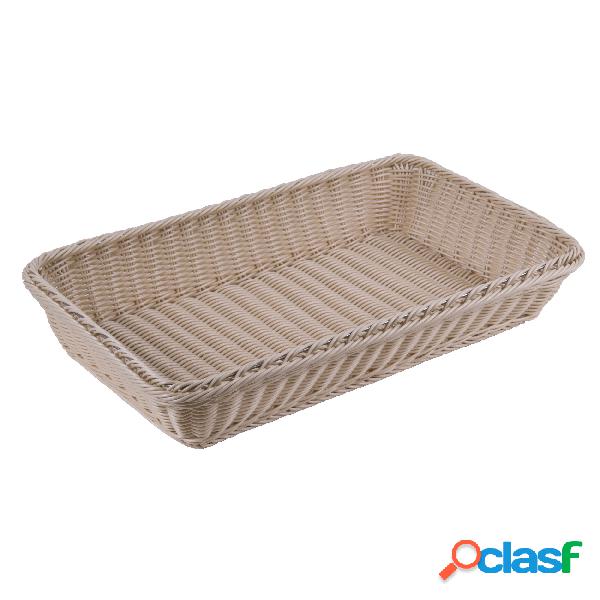 Cesta Porta Pane Gn 1/1 Polirattan, peso 0,56 kg