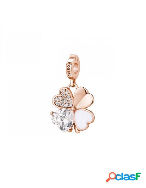 Charm ROSATO Storie in argento 925 RZLE062 FORZA Rose Gold