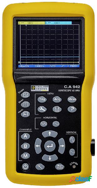 Chauvin Arnoux C.A 942 Oscilloscopio portatile 40 MHz 2