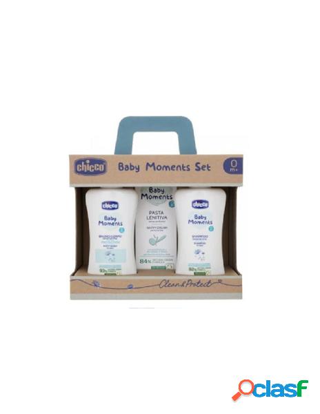 Chicco baby moments set2 (bagnoschiuma shampoo pasta lenit