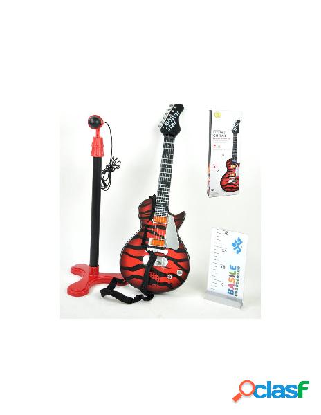 Chitarra elettrica ed asta con microfono