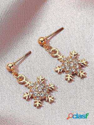 Christmas Snowflake Stud Earrings