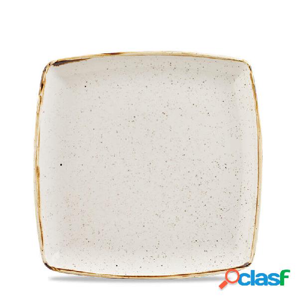 Churchill Stonecast Barley White Piatto Quadrato Cm 26,8 x