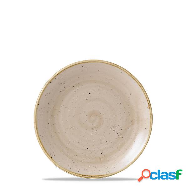 Churchill Stonecast Nutmeg Cream Piatto Pane Cm 16,5 in
