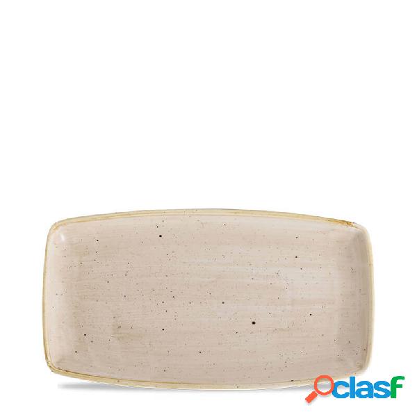Churchill Stonecast Nutmeg Cream Vassoio Rettangolare Cm 35