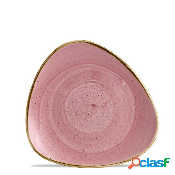 Churchill Stonecast Petal Pink Piatto Triangolare Piano Cm