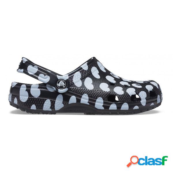 Classic heart print clog w