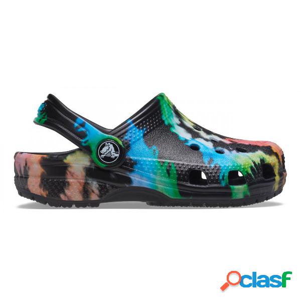 Classic tie dye graphic clog k