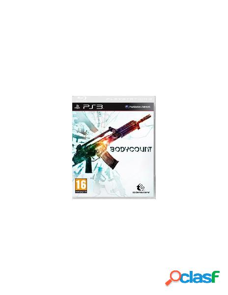 Codemasters bodycount, ps3 standard playstation 3 -