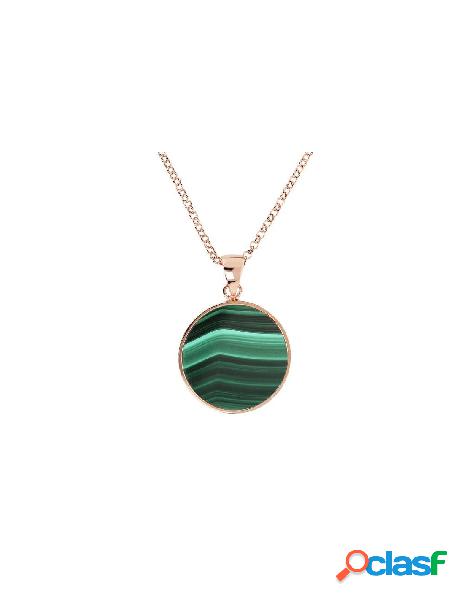 Collana BRONZALLURE - Alba WSBZ00702GM Malachite pvd Rose