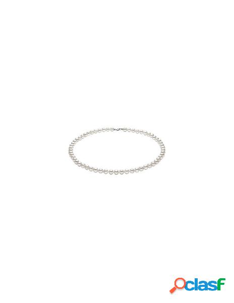 Collana COMETE GIOIELLI di perle e oro bianco 18Kt - FWQ106