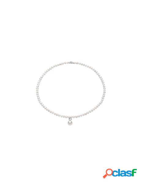 Collana COMETE GIOIELLI di perle ed oro bianco 18Kt FWQ133