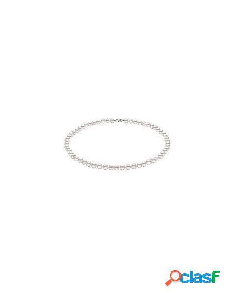 Collana COMETE GIOIELLI di perle ed oro bianco FWQ103