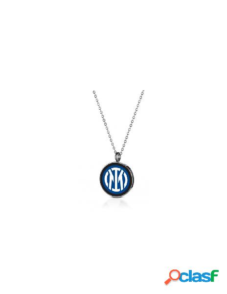 Collana INTER Official in acciaio B-IC001KAB