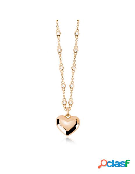 Collana MABINA in argento 925 e zirconi 553400 Cuore