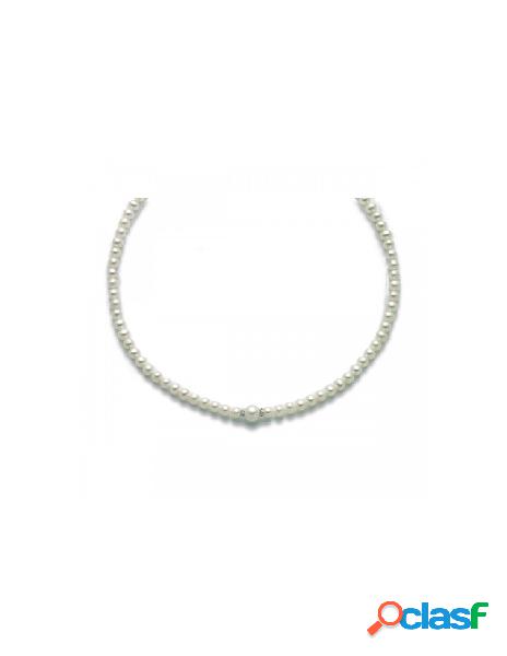 Collana MILUNA di perle e oro bianco 18kt PCL5914V