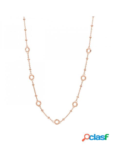 Collana ROSATO STORIE in argento 925 rosato RZC011