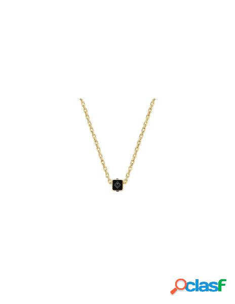 Collana Uomo SAGAPO CUBE Acciaio 316L SCU03 Gold