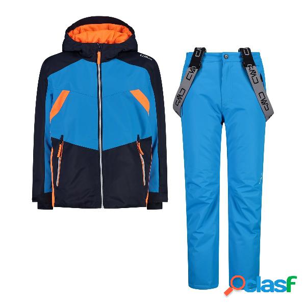 Completo Sci Cmp Primaloft (Colore: BLACK BLUE, Taglia: 14Y)