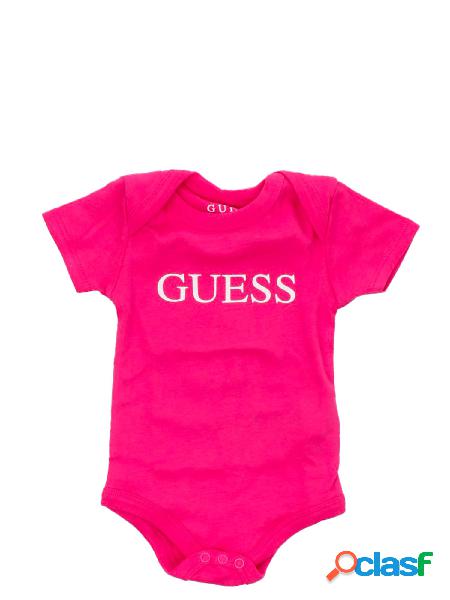 Completo Unisex Junior GUESS Fuxia Set body cappello calzino