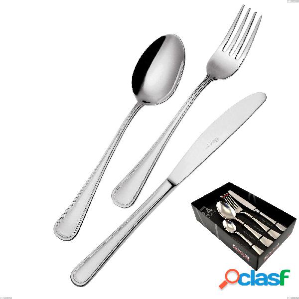 Confezione vetrina 24 pezzi Galles, Acciaio inox 18/10 (aisi
