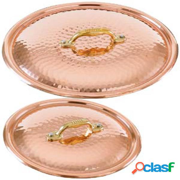Coperchio in rame Martellato Stagnato Ø 16 cm linea Luxury