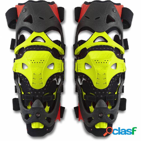 Coppia di ginocchiere Ufo Plast Morpho Fit Giallo Fluo