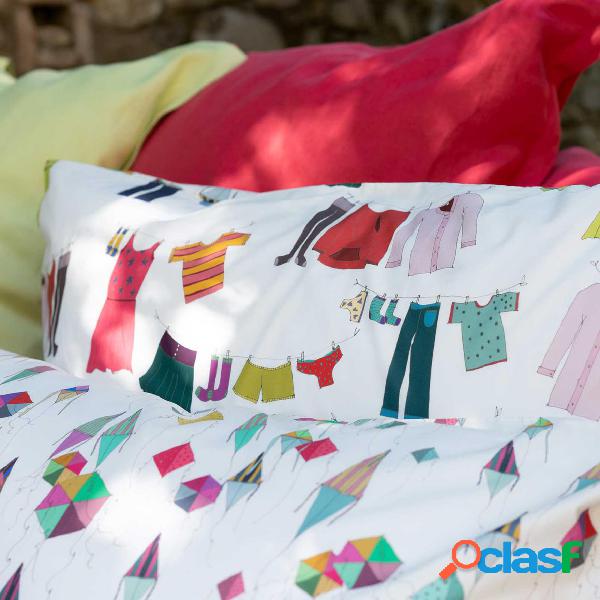 Copripiumino Brezza Izylinen double face a due piazze in
