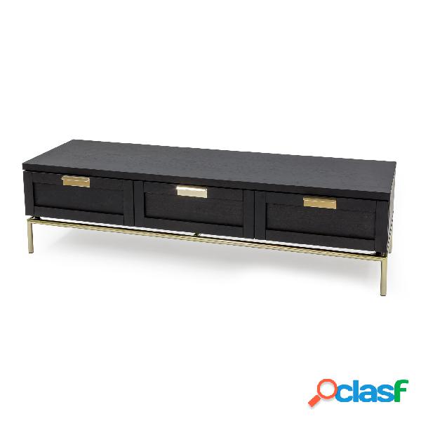 Credenza Pimlico in legno ingegnerizzato e solido, metallo,