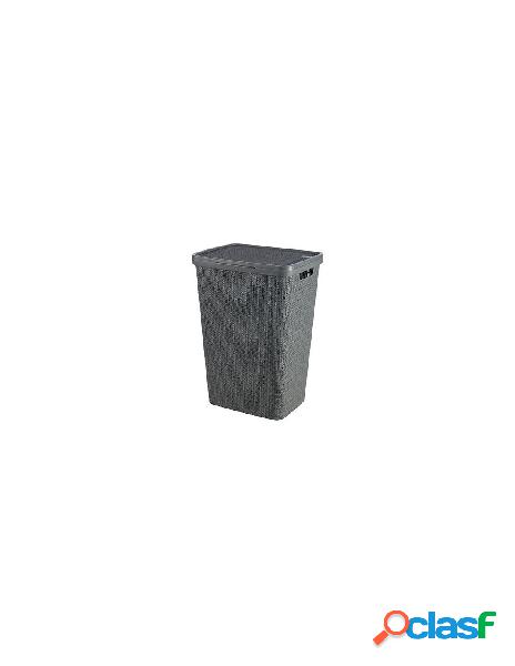 Curver - porta biancheria curver k245975 jute grigio