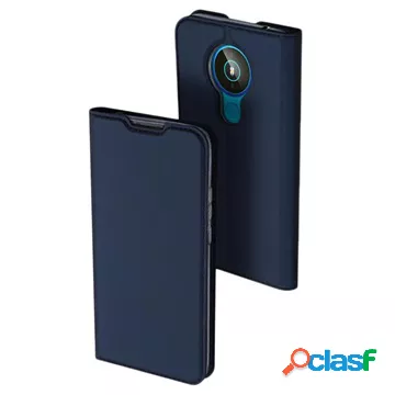 Custodia Flip Dux Ducis Skin Pro per Nokia 1.4 - blu