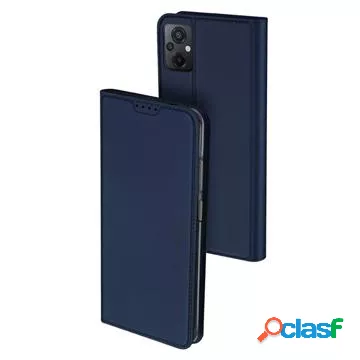 Custodia Flip Dux Ducis Skin Pro per Xiaomi Poco M5 - Blu