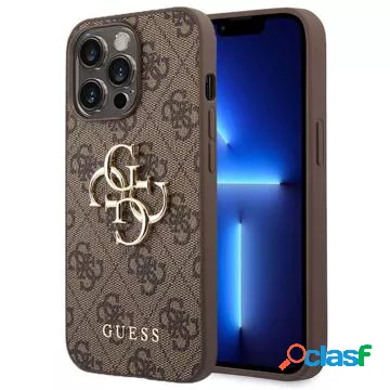 Custodia Ibrida Guess 4G Big Metal Logo per iPhone 14 Pro -