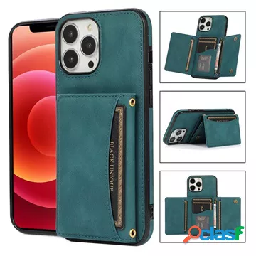 Custodia Ibrida con Portafoglio per iPhone 14 Pro - Blu
