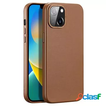 Custodia ibrida per iPhone 14 Plus Dux Ducis Grit - marrone