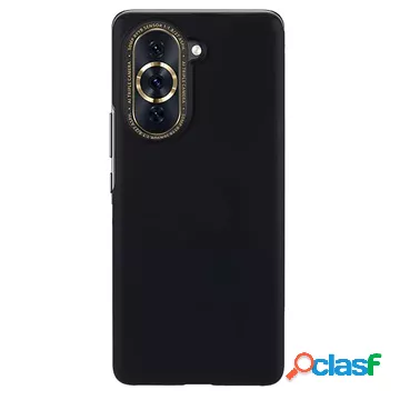 Custodia in Plastica Gommata per Huawei Nova 10 Pro - Nera