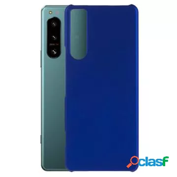 Custodia in Plastica Gommata per Sony Xperia 5 IV - Blu