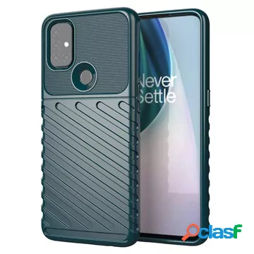 Custodia in TPU Thunder Series OnePlus Nord N10 5G - Verde