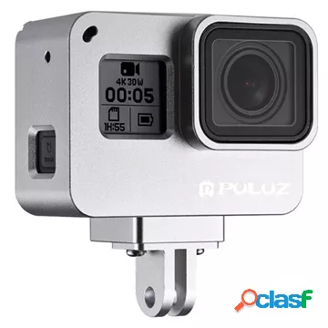 Custodia in alluminio nera Puluz PU186 GoPro Hero5 - argento