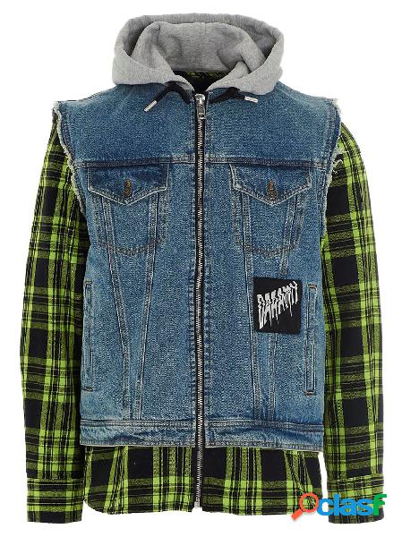 DIESEL GIACCA OUTERWEAR UOMO A002090KAYD5IS MULTICOLOR