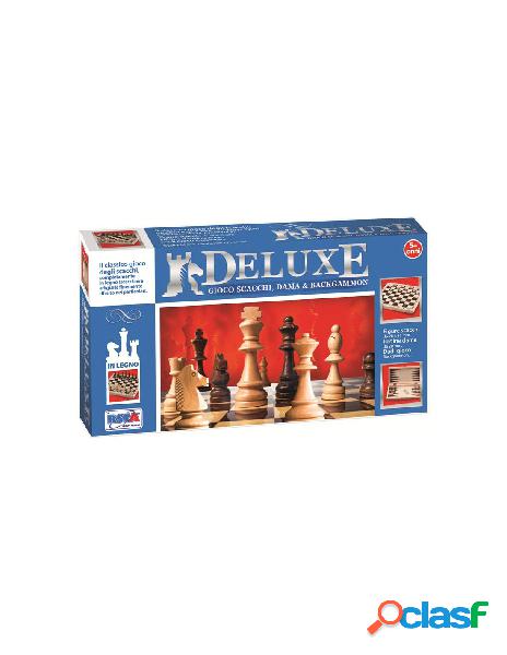 Deluxe scacchi dama backgammon pieghevole