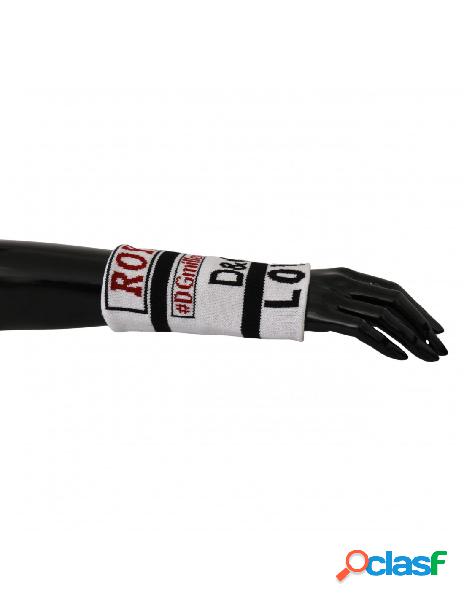 Dolce&gabbana - dg scaldabraccia nero bianco love royal wool