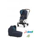 Duo Cybex Mios 3 Telaio Chrome Brown Dark Navy