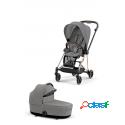 Duo Cybex Platinum Mios 3 Telaio Rosegold Manhattan Grey